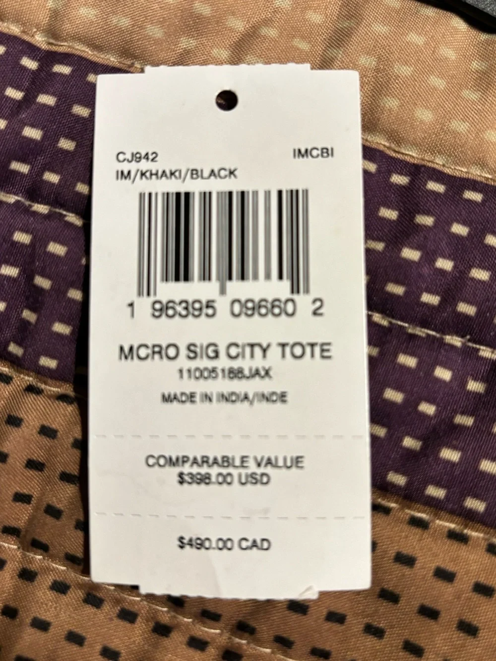 Coach City Tote